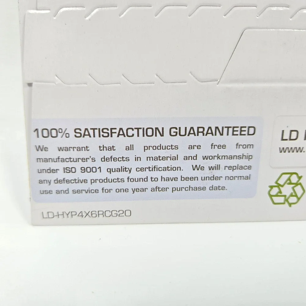 LD Premium Inkjet Photo Paper‎ 4x6 Glossy Resin Coated 20 Sheets LD-HYP4X6RCG20